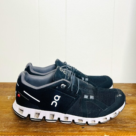 On Clouds 2.0 Black & White Running Training Shoes Women's 8.5 ON Cloud - Picture 1 of 7